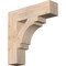 Ekena Millwork Merced Block Smooth Bracket, Douglas Fir, 5 1/2"W x 24"D x 24"H BKT06X24X24MRC05SDF - alternate 1